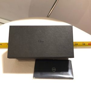 Dior empty box wt cleaning cloth